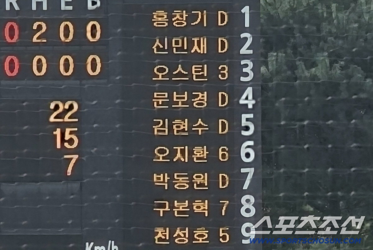 이게 염갈량식 청백전. 지명타자만 5명. 번트 아웃됐는데 또 치네[이천 …