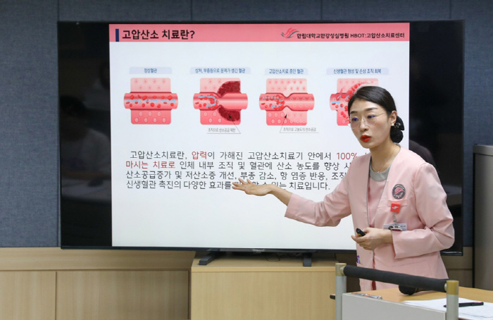 한림대한강성심병원, 2년여 만에 고압산소치료 1만례 돌파…화상·난치성 골…