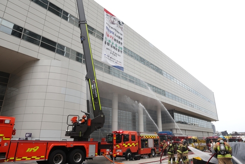 20일 무역센터서 전기차 화재 대응 훈련…소방헬기·드론 총출동