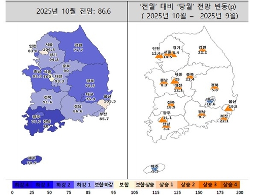 10·15대책 발표 전 전망된 이달 주택사업경기 '맑음'