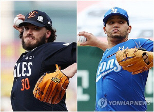 프로야구 PO 엔트리 발표…투수 한화 13명·삼성 12명 등록