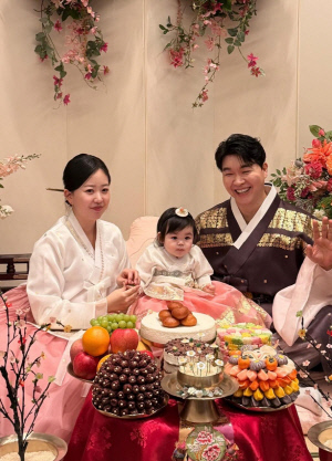 박수홍♥김다예, 직접 공개한 '초호화' 돌잔치 현장..