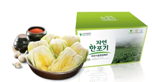 괴산 절임배추 가격 20㎏ 한 상자 4만5천원
