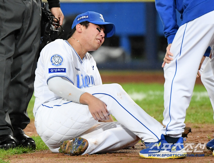 허리 부여잡았던 김영웅이 돌아왔다! 삼성, 1차전 선발 라인업 공개...좌익수 김태훈 [PO1 현장]