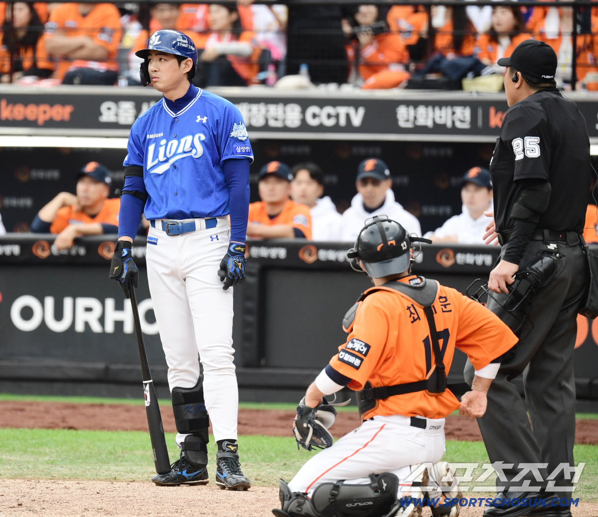 구자욱과 신경전, 6실점 최다 실점…'아찔한 첫 PS' 4관왕 투수도 '…