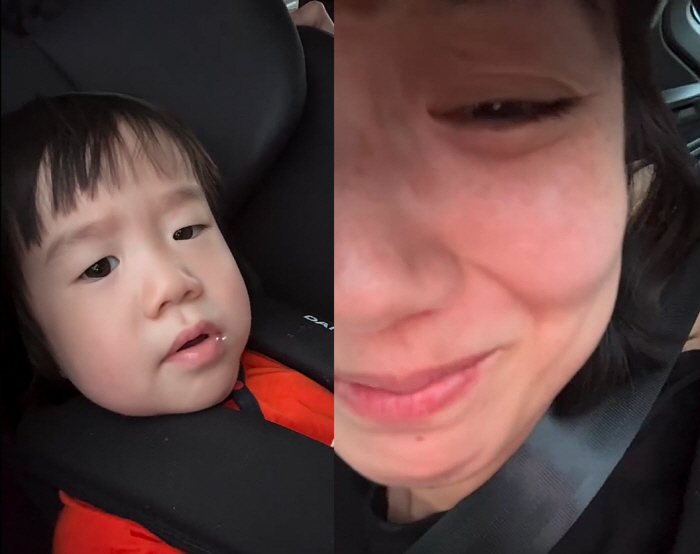 '강재준♥' 이은형, 14개월子 '팩폭' 외모 평가에 눈물..."엄마 예…
