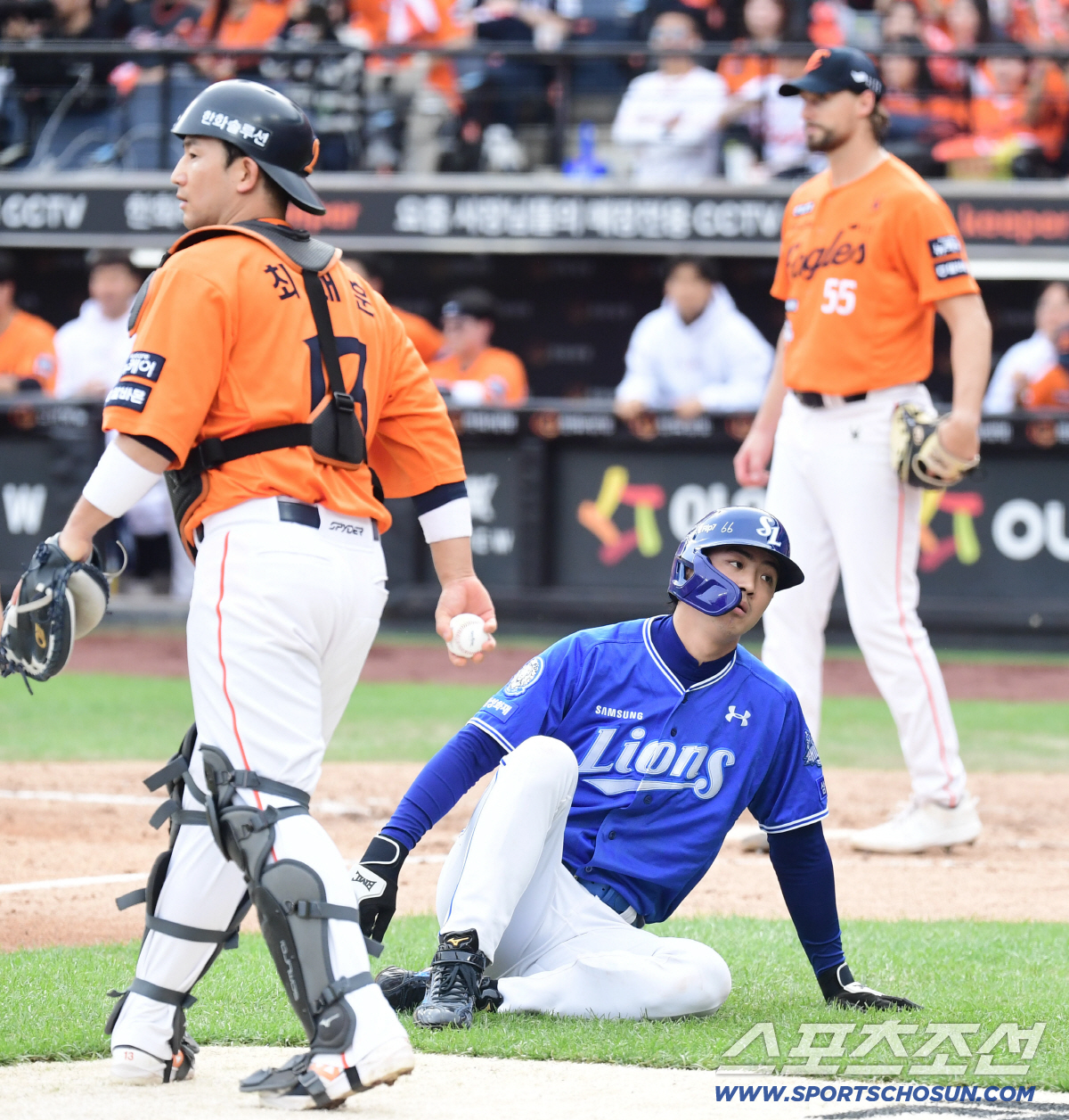 한화 숨통을 끊지 못한, 구자욱 허망한 횡사...선수 잘못이냐, 코치 잘…