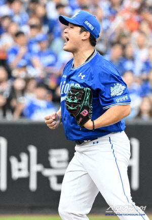 '가을 새가슴' 오명 털어버렸다, 70억 몸값 2경기로 다해버렸다...최원태가 가을야구 판을 뒤흔든다 [PO2 핫포커스]