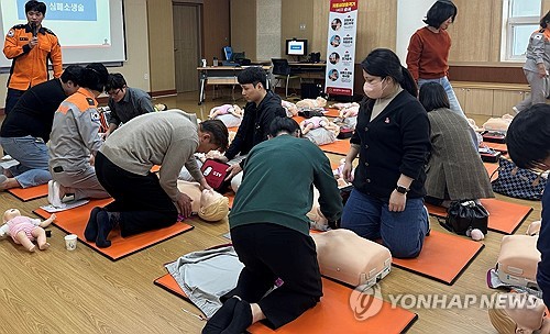 울주군, 근로자 대상 '찾아가는 심폐소생술' 교육