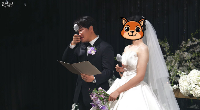 '혼전임신' 곽튜브, 결혼식서 오열한 이유 "내가 결혼할 줄 몰랐다"