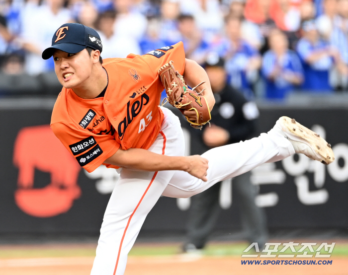 '문동주 승부수 대성공' 한화의 세금, '불펜데이'로 간다…'준PO3 MVP' 원태인과 격돌