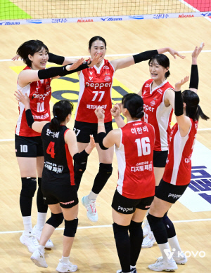 대충격! 도로공사, 외국인 빠진 페퍼저축에 풀세트 충격패