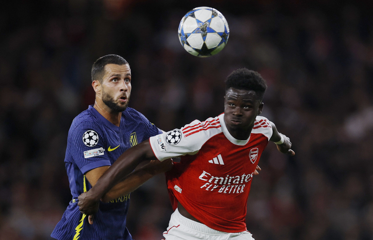 [UCL현장리뷰]'요케레스 2골' 아스널, 아틀레티코에 4대0 대승!