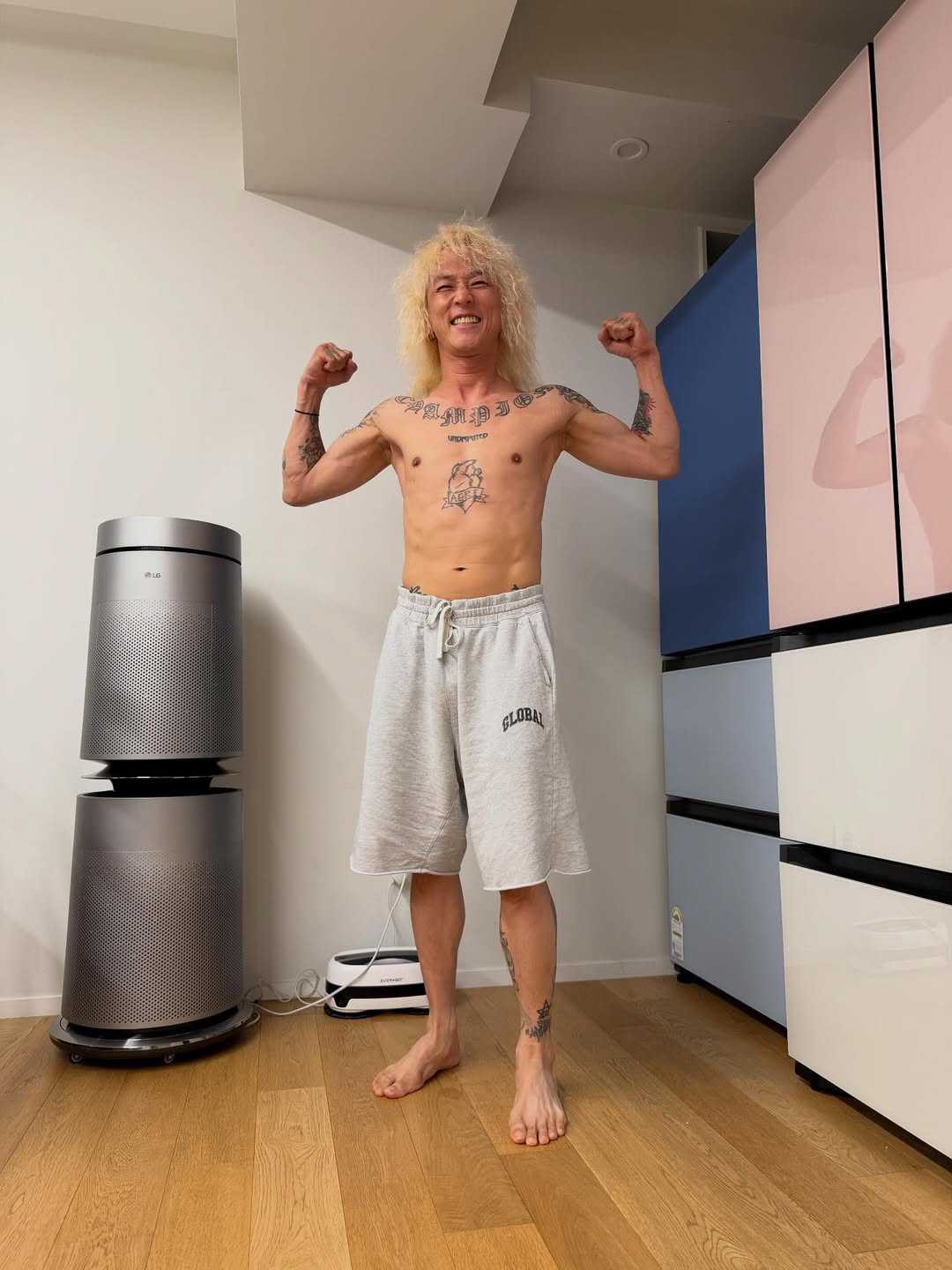'46세' 팝핀현준, 놀라운 소식 전했다..."56.7kg, 체중 관리 …