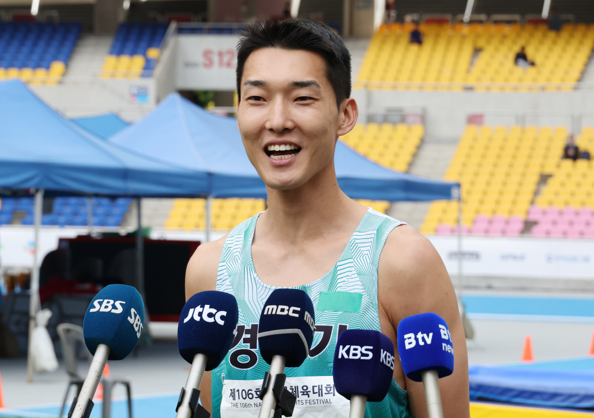우상혁, 전국체전 통산 10회 우승...'9번 우승' 찬란했던 2025시…
