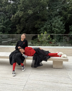 '14세에 173㎝' 추사랑, 안경 벗으니 母 야노시호 판박이..쌍둥이 비주얼