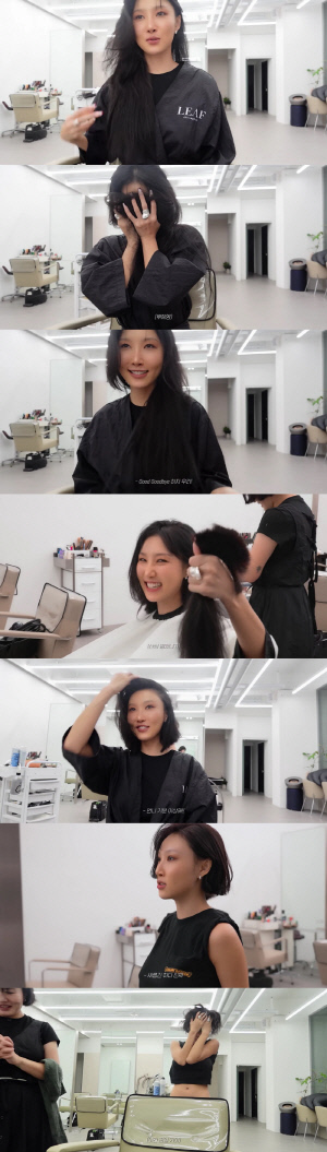 화사, 4년 만 '숏단발' 변신 이유  