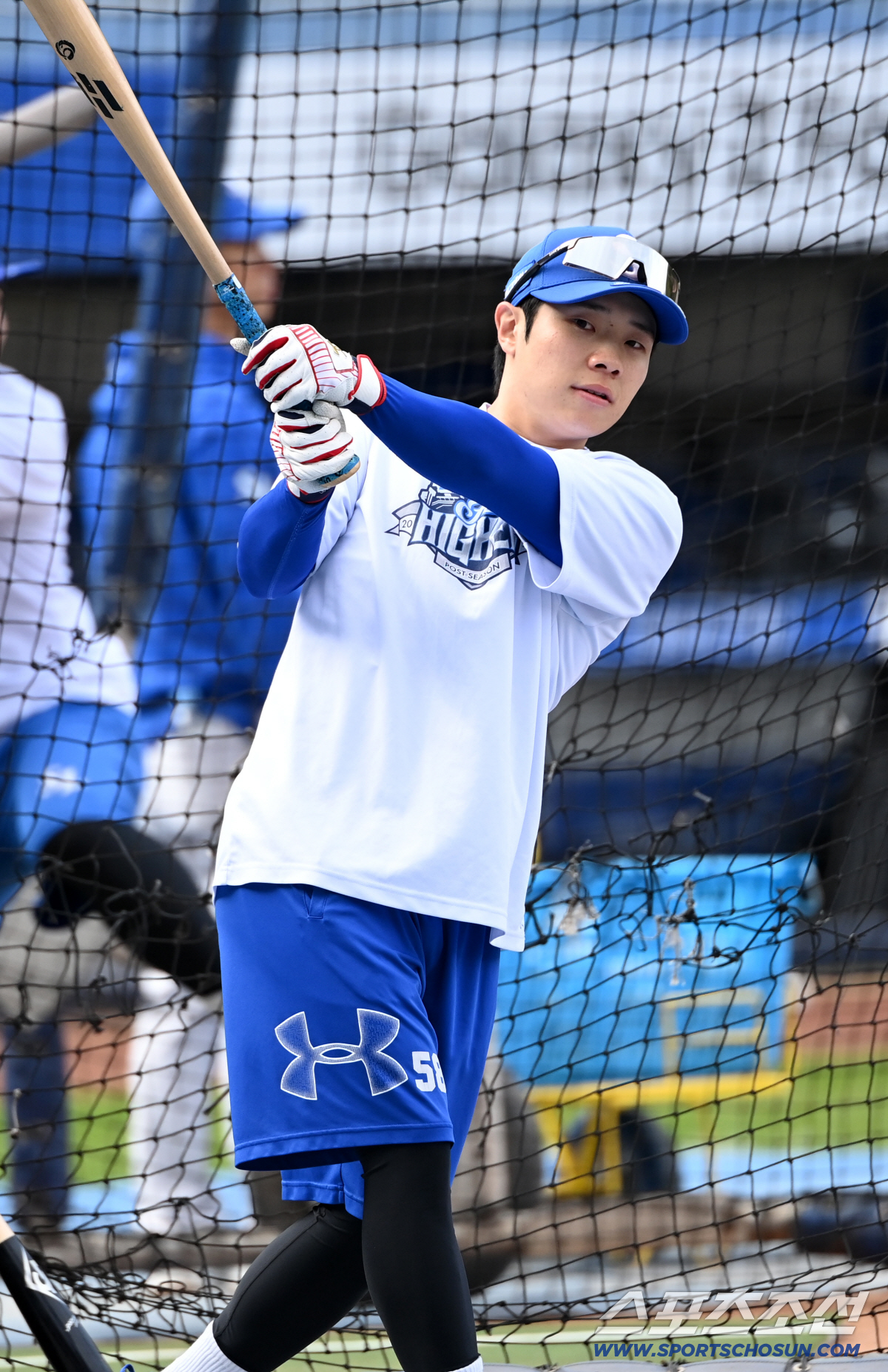 [포토] 김지찬, 타격감을 찾아야 한다