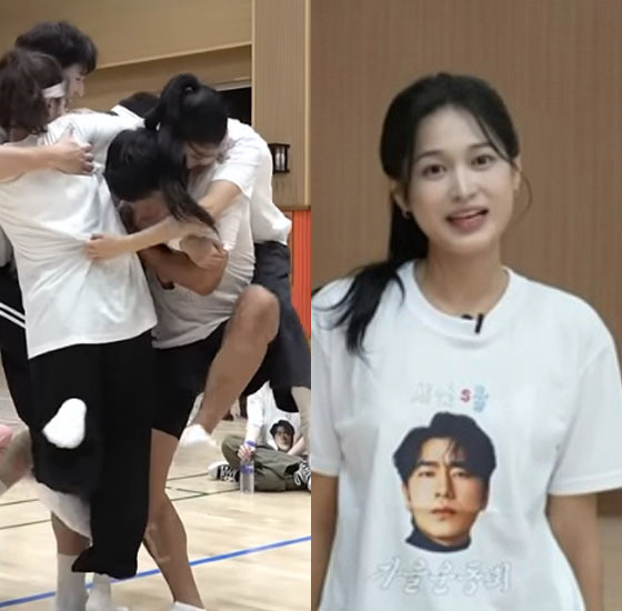 '원빈 친조카' 한가을, 기안84 등에 업힌 '그 여배우'…영상 다시 보…