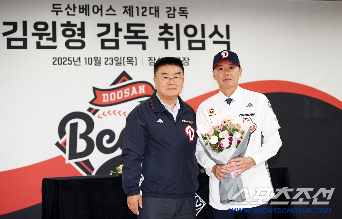 [포토] 김태룡 단장-김원형 감독 '내년 시즌 기대하세요'