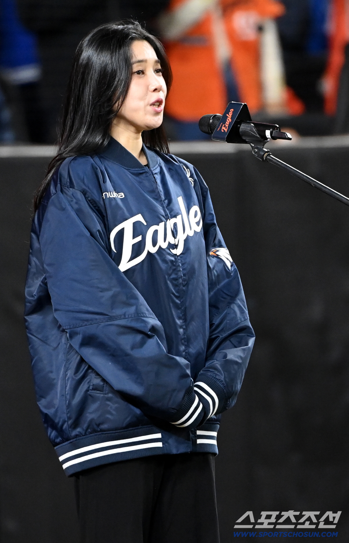 [포토] 이장원 아내 배다해, 남편은 시구 아내는 애국가 제창