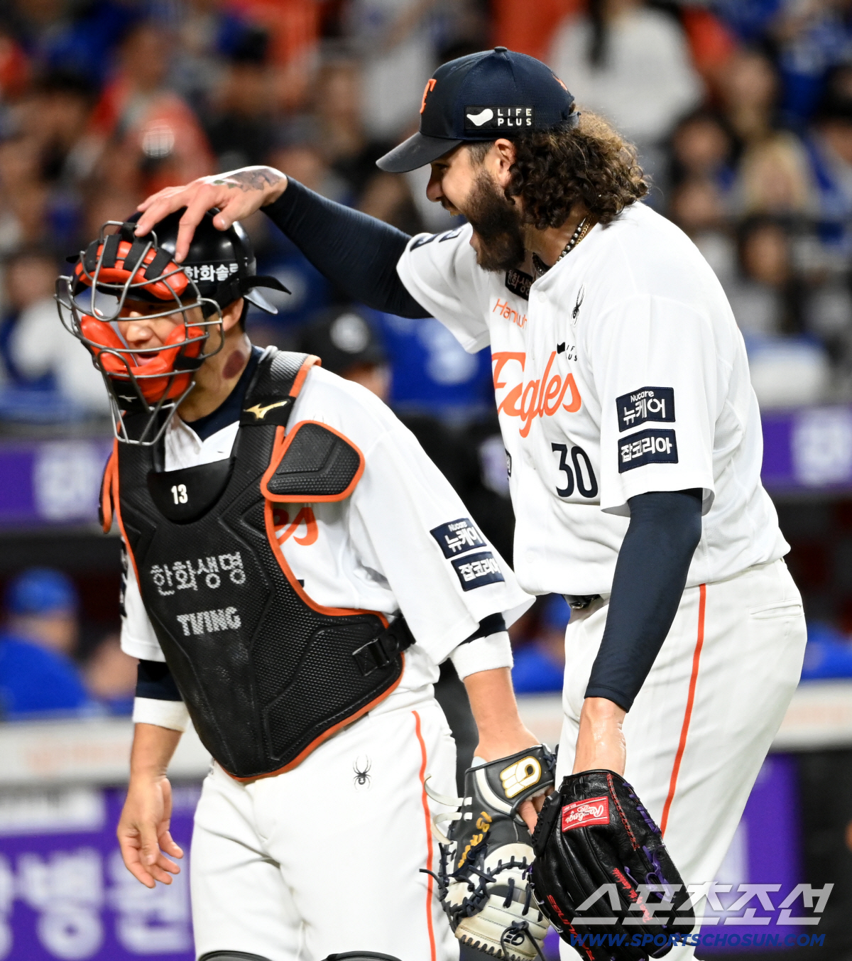 [포토] 폰세, 재훈이형 최고!