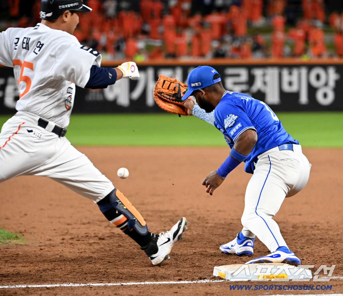 [포토] 이재현 송구 받지 못한 디아즈