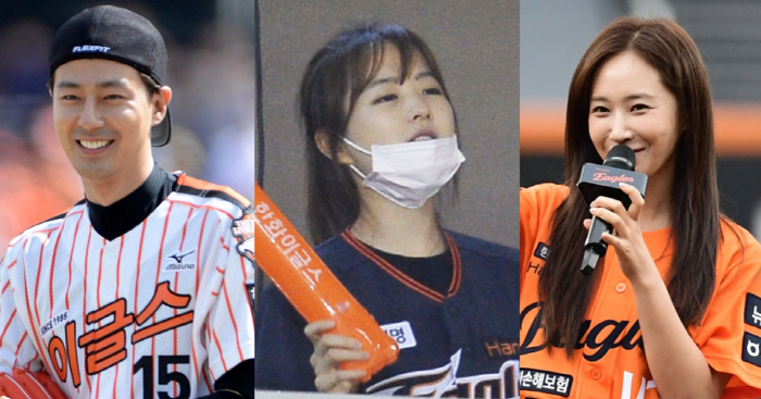"19년만 진출" 조인성·박보영·유리까지 울었다…한화팬★ '한국시리즈' …
