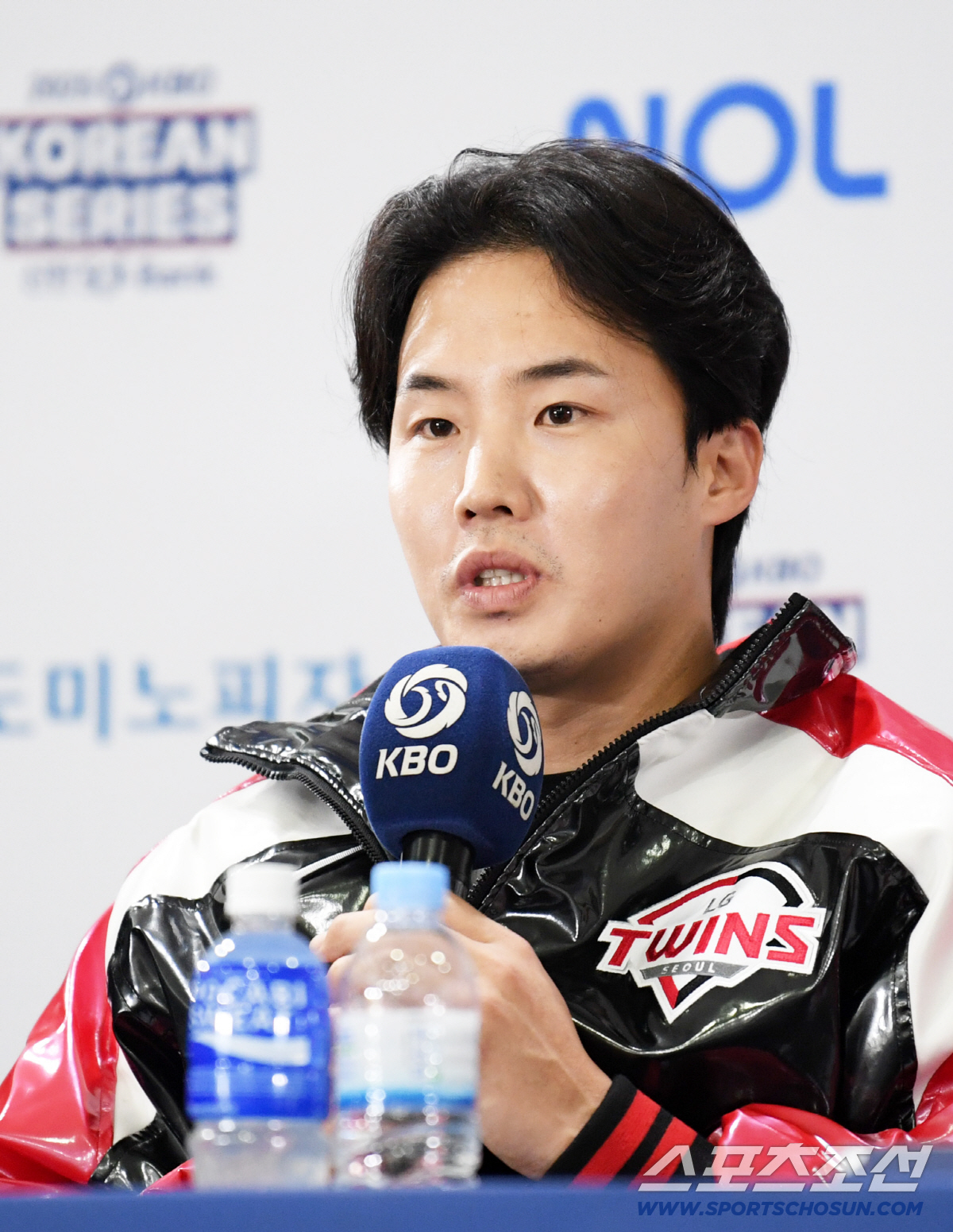 [포토] 임찬규 '한화와 맞대결'