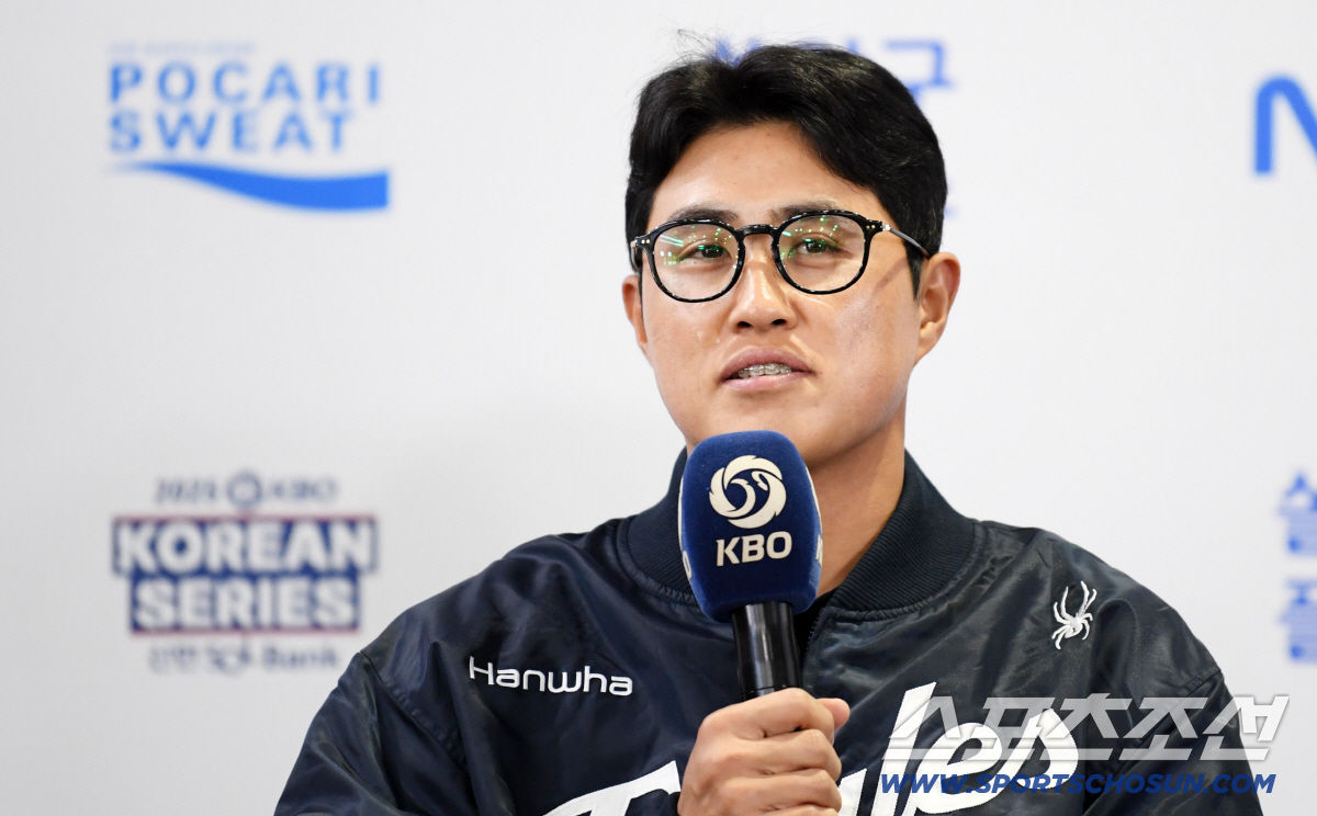 [포토] 한화 캡틴 채은성 '우승에 목말라'