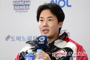 디스전만 하더니 웬 덕담? KS에서 손아섭과 맞대결 앞둔 임찬규 