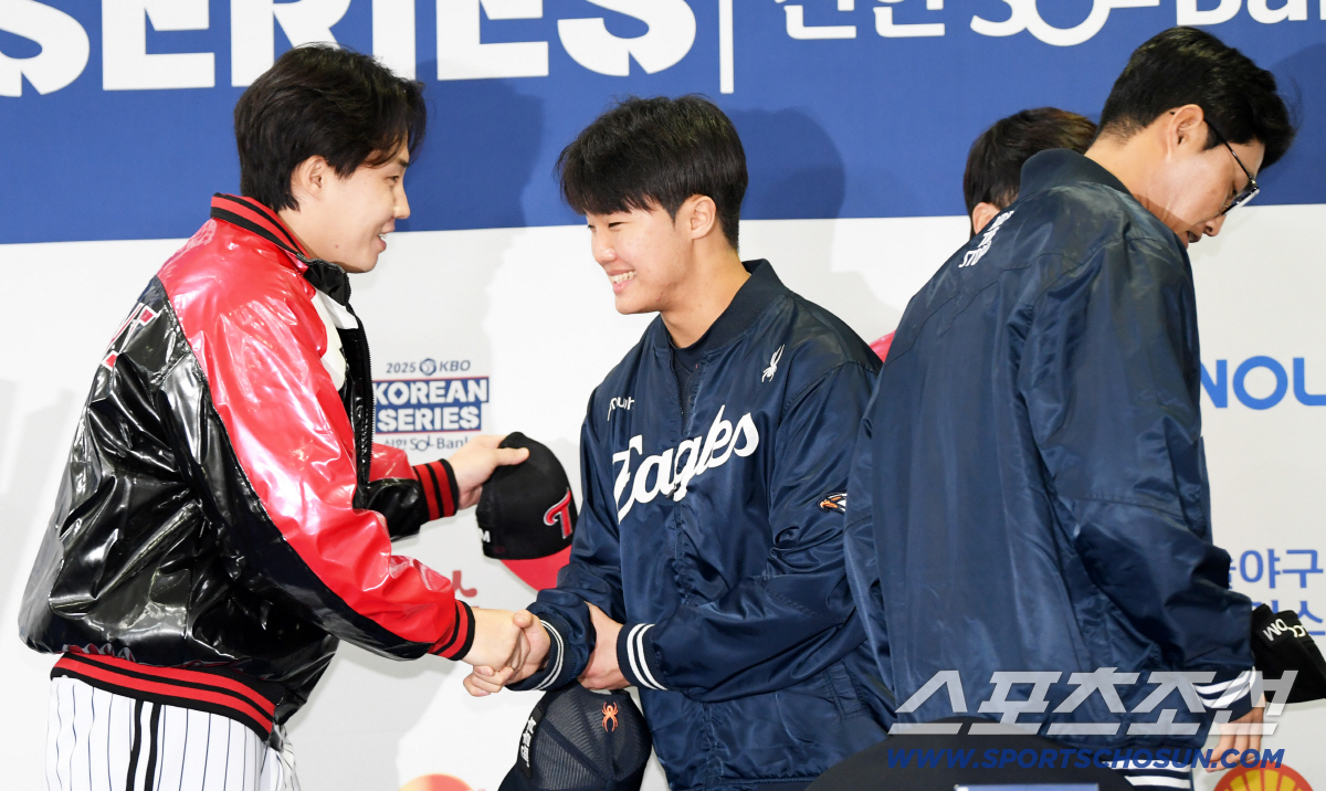 디스전만 하더니 웬 덕담? KS에서 손아섭과 맞대결 앞둔 임찬규 "방망이…