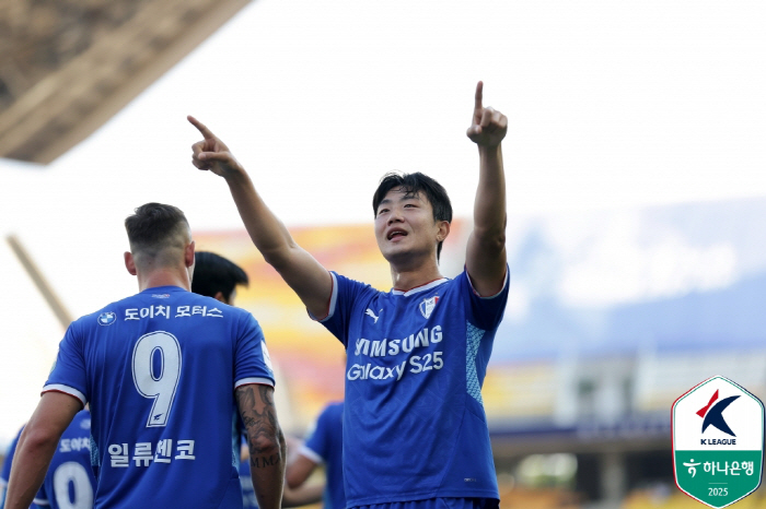 '추가시간 통한의 동점골' 수원, 전남과 2-2 무승부...다이렉트 승격…