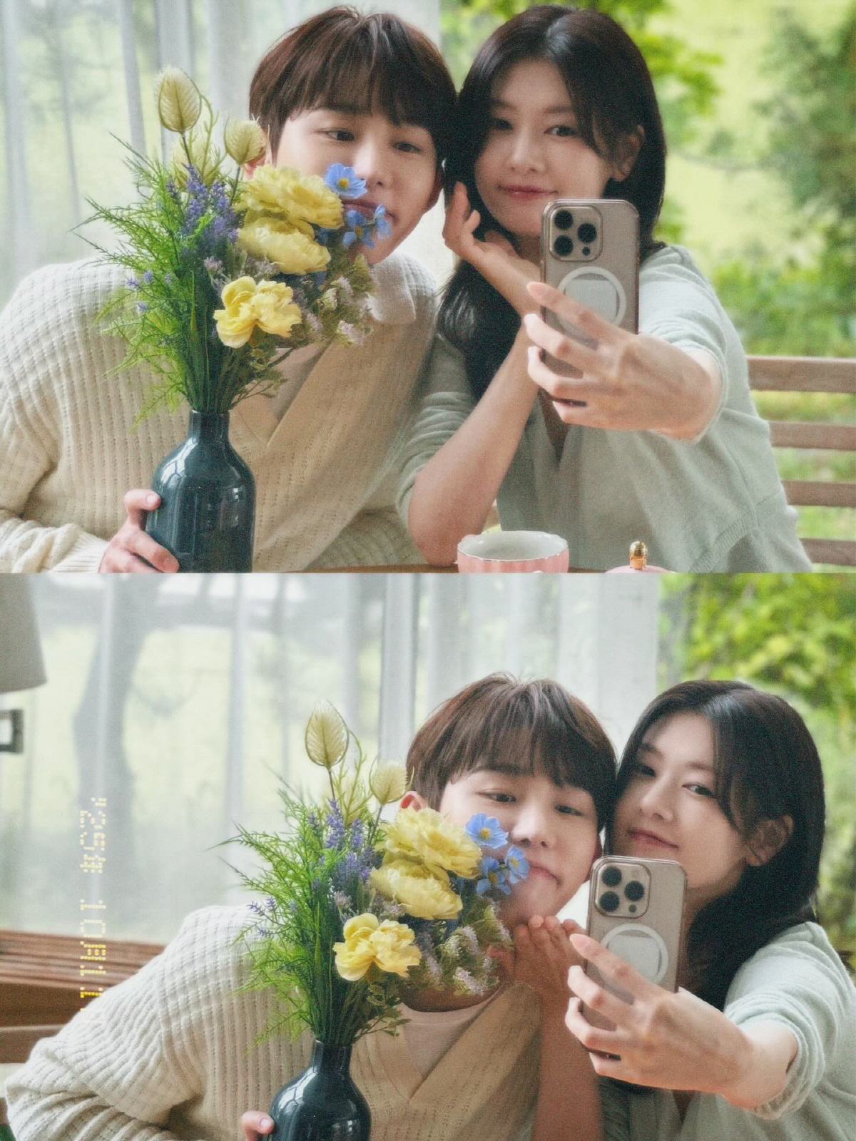 “메리야 미안해” ‘우주메리미’ 서범준, 전여친 정소민과 볼 맞댄 채 셀…