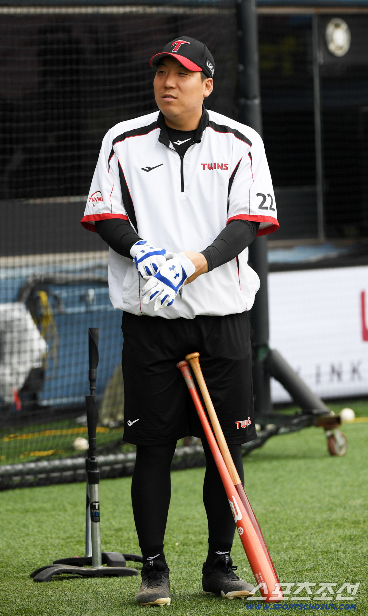 [포토] 김현수 '훈련 준비'