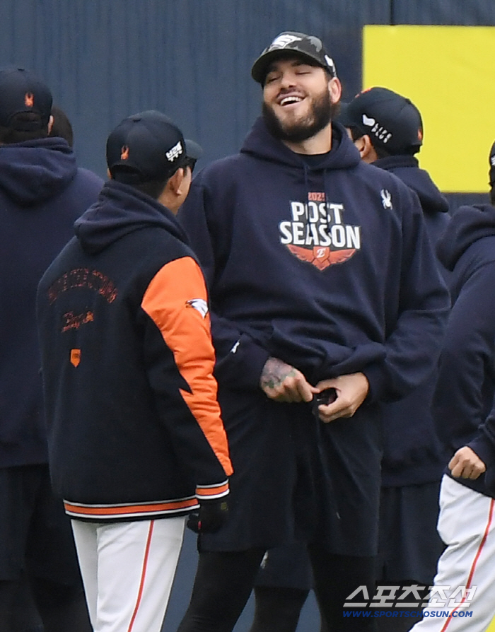 [포토] 폰세, 스마일 한국시리즈