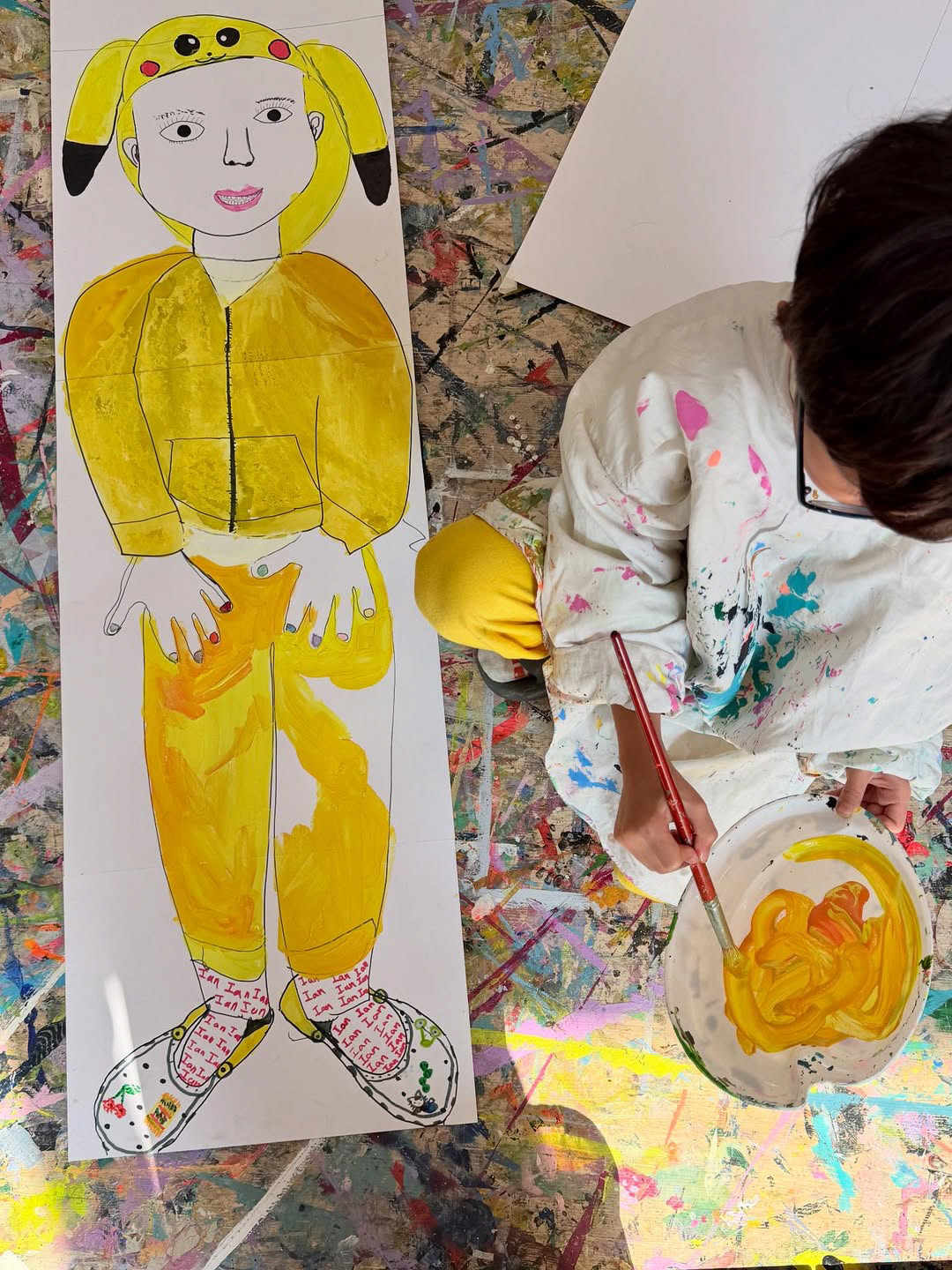 '둘째 임신' 이시영, 자식 농사 대박났네...8세子, 수준급 그림 실력…