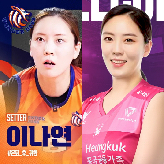 '원더독스' 주전세터 이나연, '입스'극복→프로 입성…'신인감독 김연경'…
