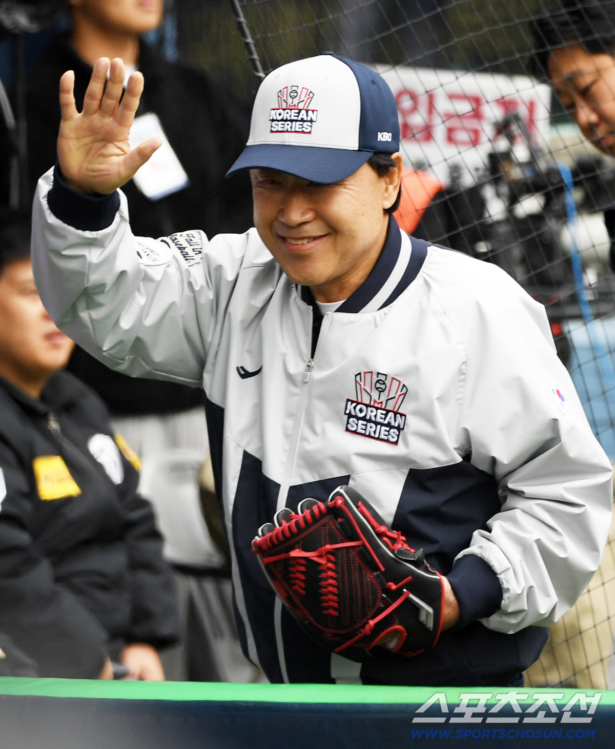 [포토] 김재박 전 감독 '우승 기운'