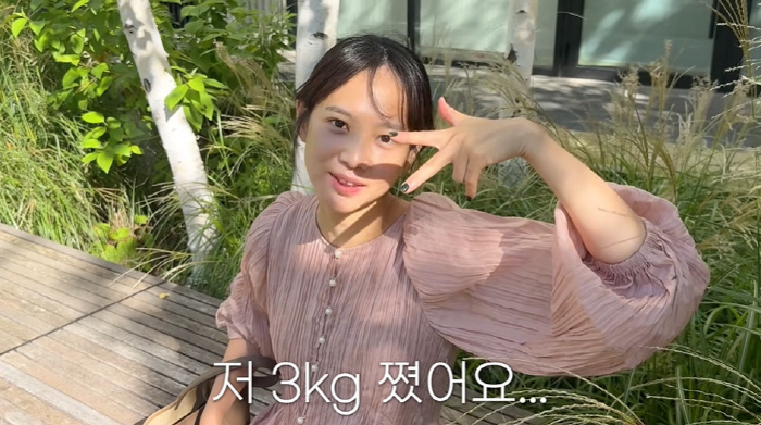 '김무열♥' 윤승아, 7일간 긴 추석이 내린 저주 "3kg 쪘다...턱살…