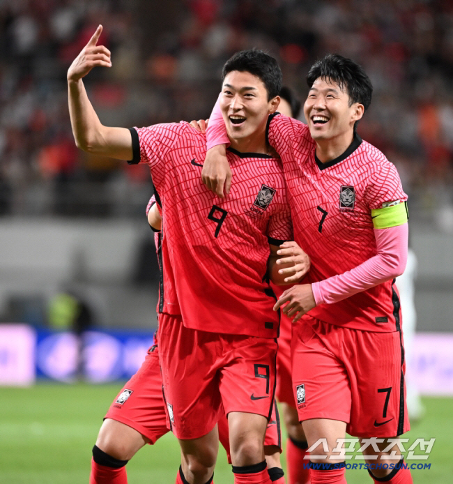 "이 날이 오기만 기다렸다" 홍명보 감독 덴마크 직관→조규성 풀타임 '쾅…