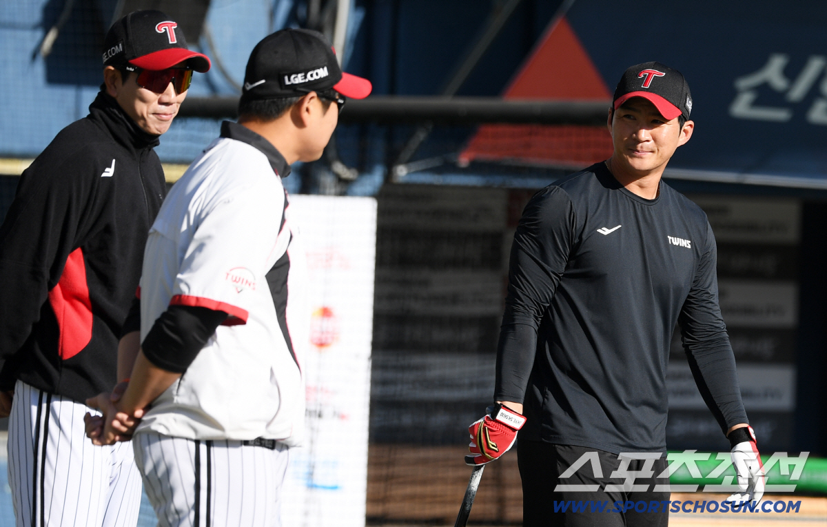 [포토] 오지환 '분위기 최고'