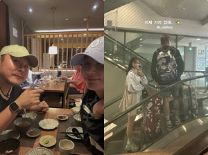 안혜경, ♥'촬영 감독' 남편과 다정한 투샷 