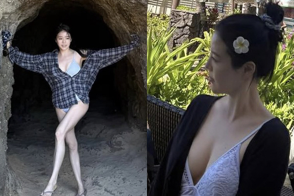 ‘조재현 딸’ 조혜정, 수영복+셔츠로 뽐낸 성숙미..요요 없는 늘씬 몸매
