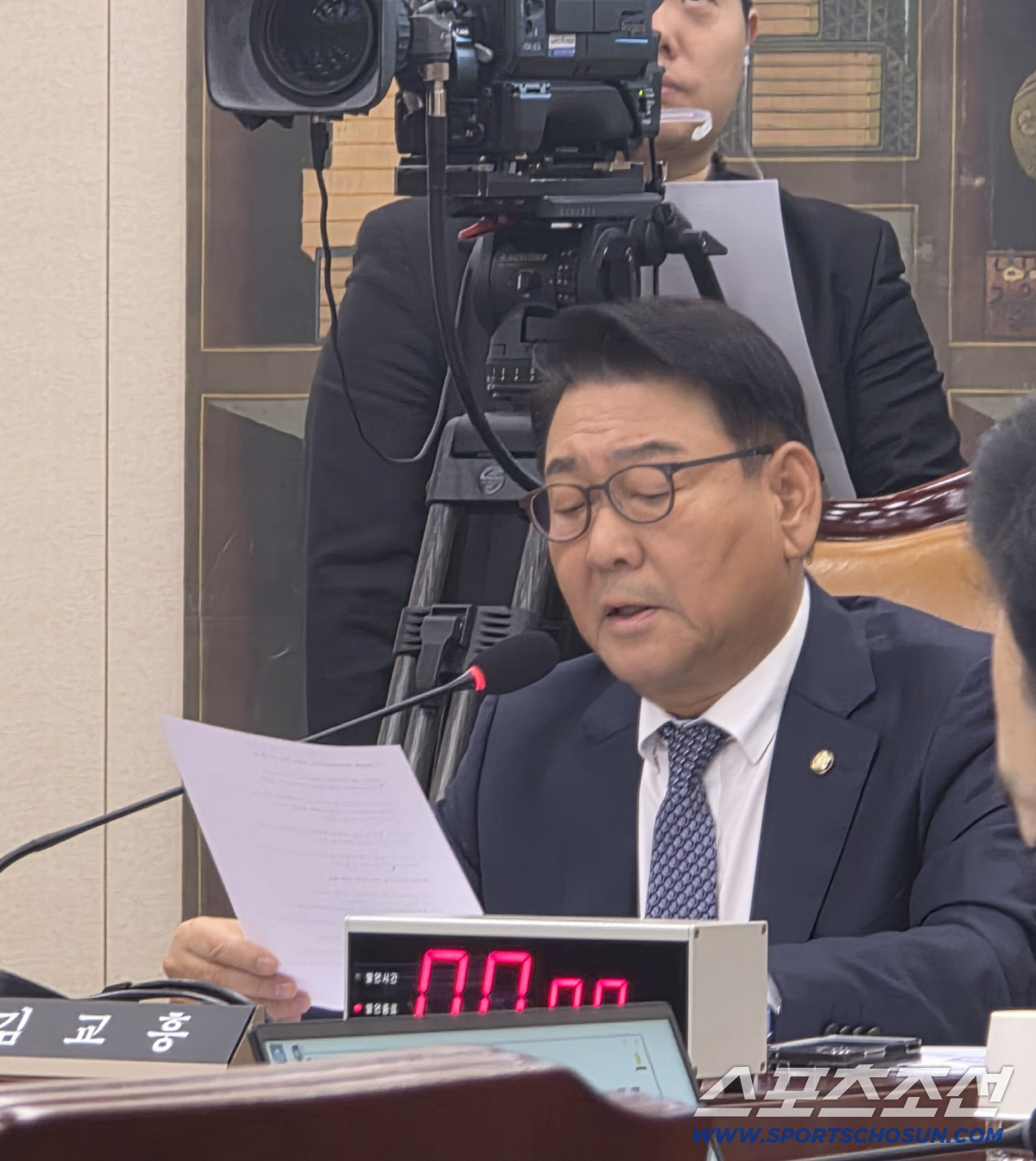 "의원님들,장애인체육은 왜 질문 안하시나,제주장애인체전 지원 필요" 김교…