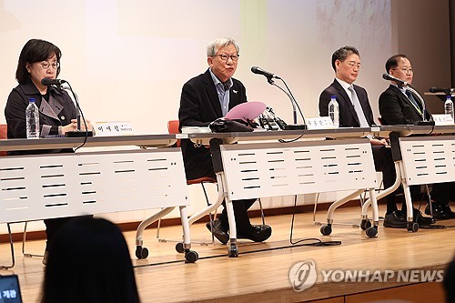 (서울=연합뉴스) 강민지 기자 = 유홍준 국립중앙박물관 관장이 28일 서울 용산구 국립중앙박물관에서 기자간담회를 하고 있다. 2025.10.28 mjkang@yna.co.kr