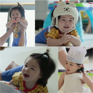 '심형탁 子' 하루, 헬멧 쓴 것뿐인데 귀여움이 100배..눈웃음 폭발 ('슈돌')