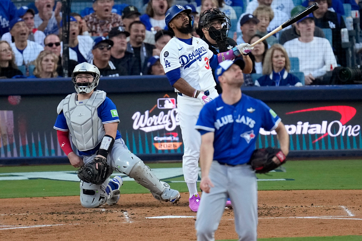 [WS3] 테오스카 시속 175㎞ 총알타구, 125m 날아가 관중 속으로…