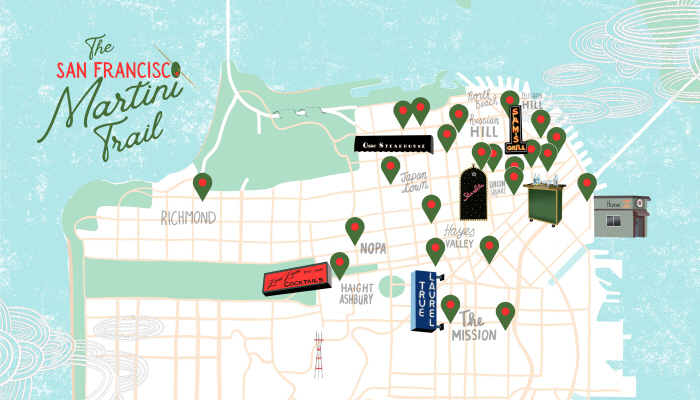 샌프란시스코관광청, '마티니 트레일' 공개