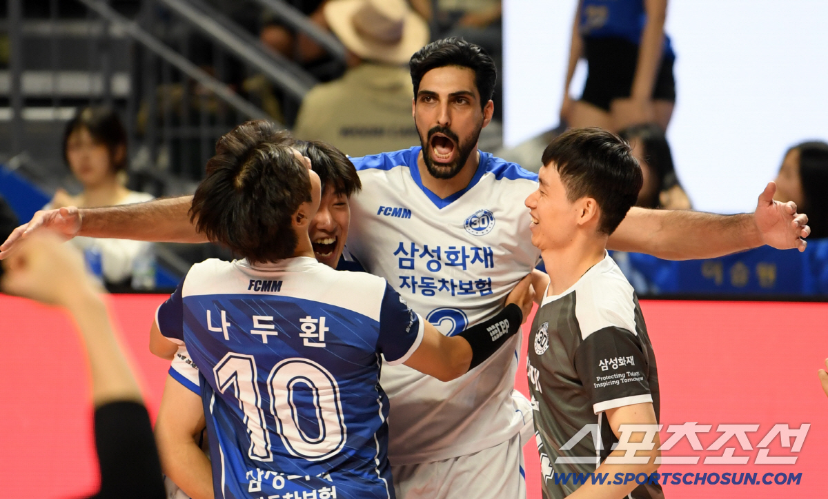 [포토] 삼성화재 세터 도산지 '승리'